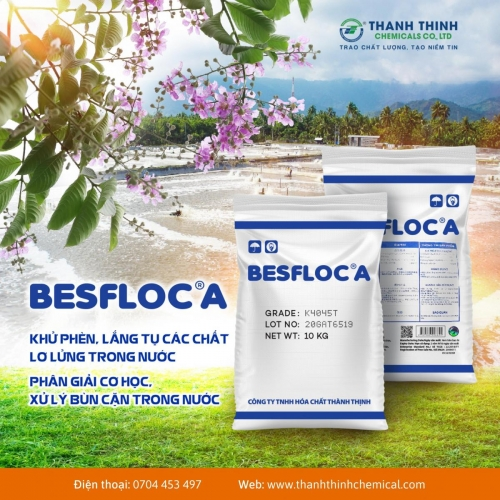BESFLOC®A (10 kg/bao) - Siêu lắng tụ các chất lơ lửng trong nước
